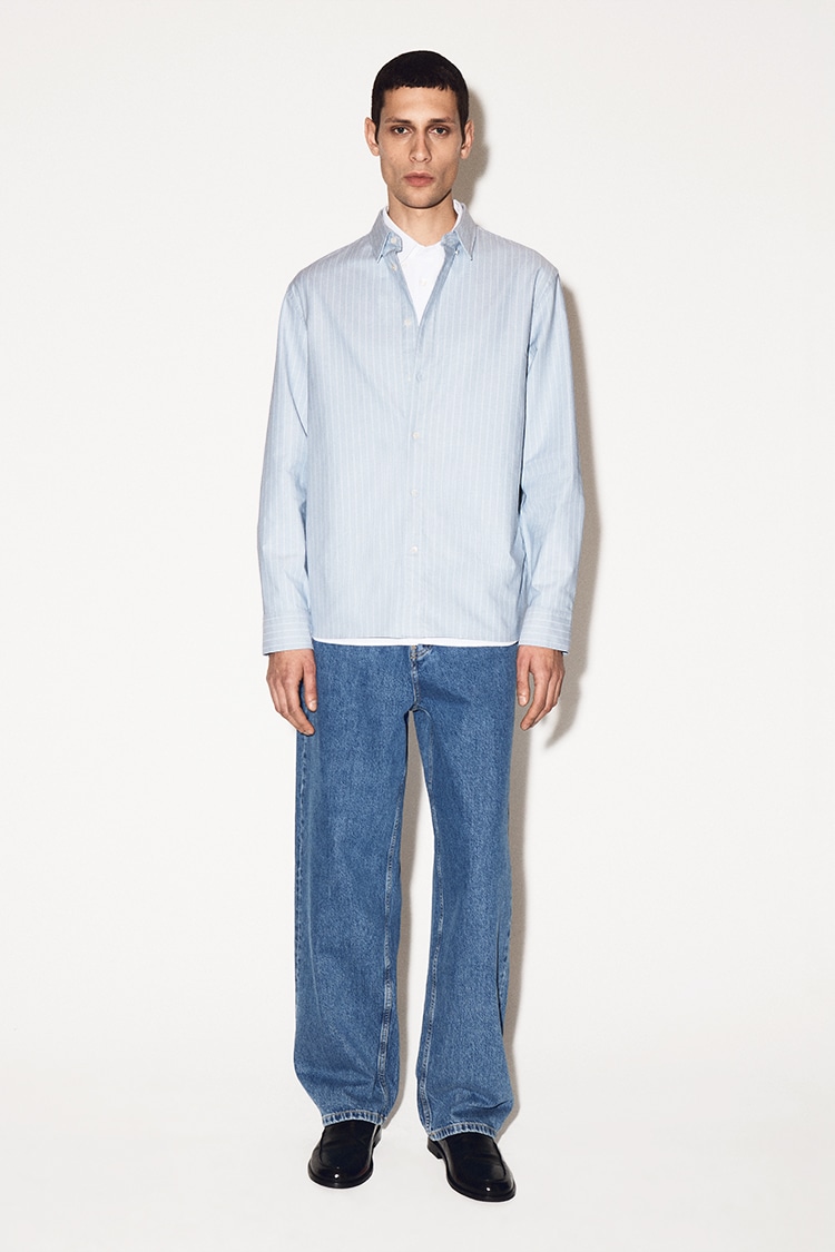 コットンオックスフォードシャツ